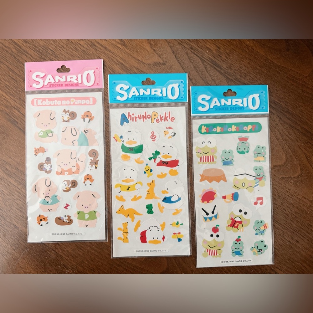 Sanrio Character Sticker Set Vintage